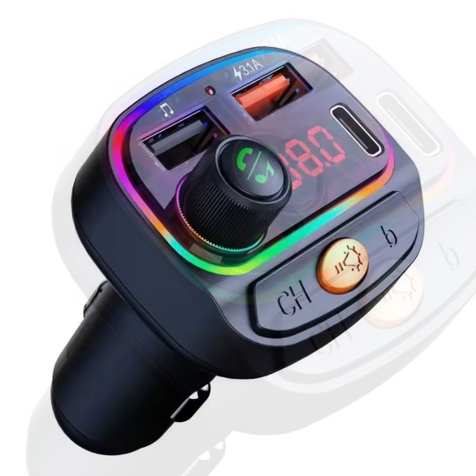 C15 Car Charger High Speed Usb Port Wireless Handsfree Audio Receiver FM Transmitter Modulator Car Handsfree Kit